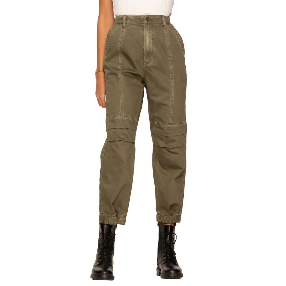 NEW BLUE REVIVAL on duty cargo pants in olive